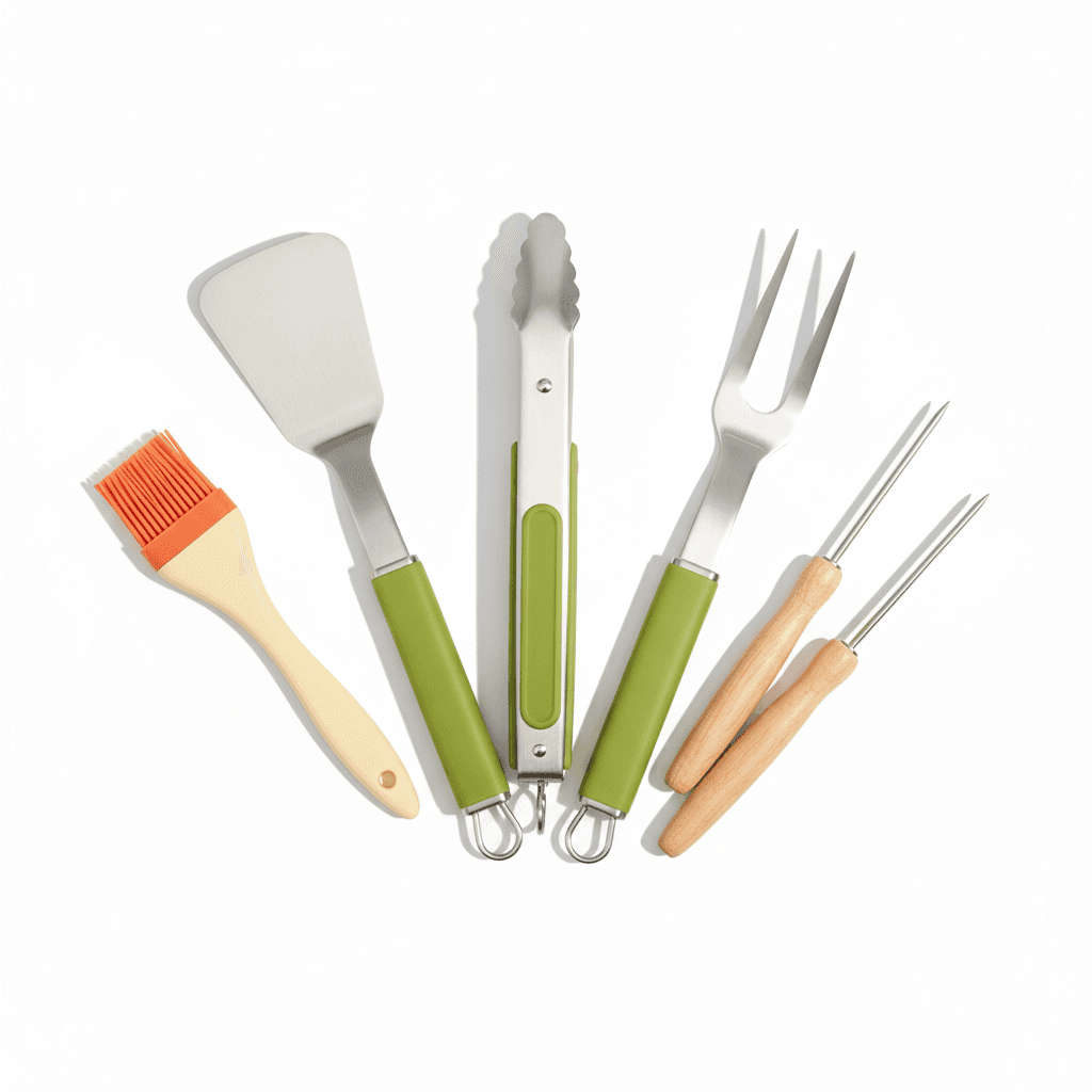 BBQ Tool Set (Stainless, 5-Piece) — Product